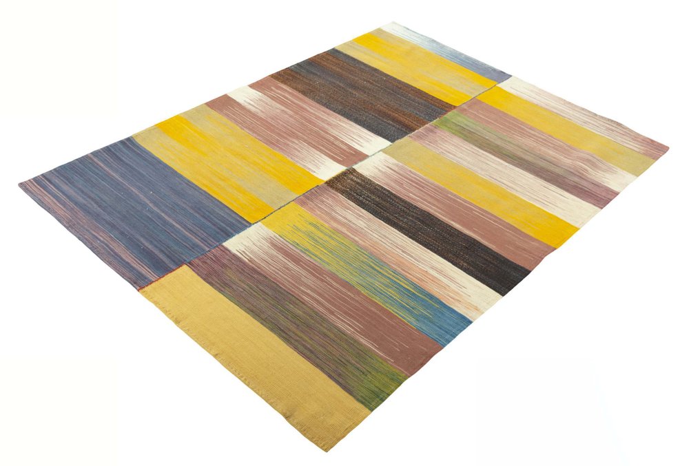 Handgewebter Designer Kelim - Afghan Weave - Kelim - 203 cm - 152 cm #1.0