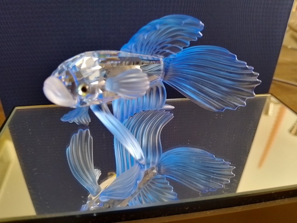 Swarovski - Statuette, Siamese fighting fish blue - 236718 - 0 cm - Crystal #4.3