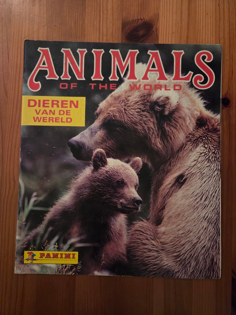 Panini - Animals of the World - Empty album + complete loose sticker set - Excellent (EX) #1.0
