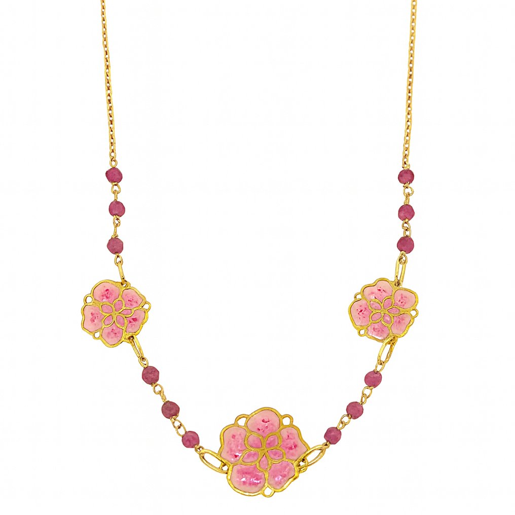 Colar - 18 K Ouro rosa #1.0