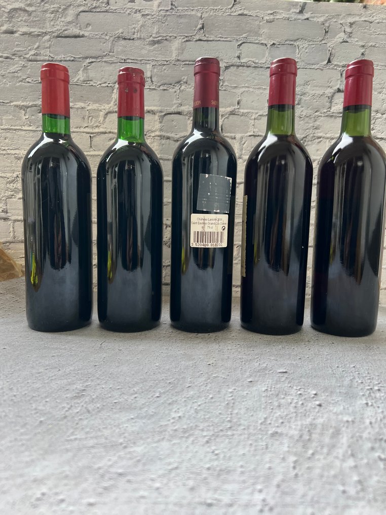 2006 1981, 1980 Chateau Laniote & 1975 x 2 Chateau La Grave Figeac - Saint-Émilion - 5 Flaschen (0,75 l) #3.2