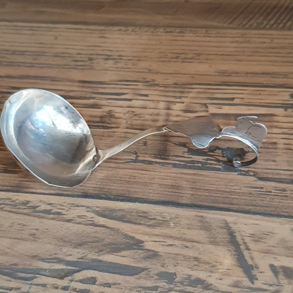 Serviciu de cină - .835 argint - Lingură antic de cremă olandeză #2.1