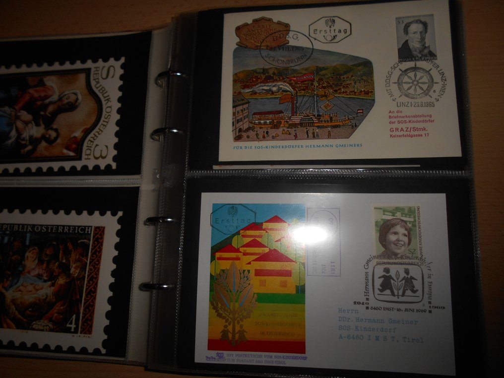 Austria - Beautiful letters and cards collection in the album. #1.0