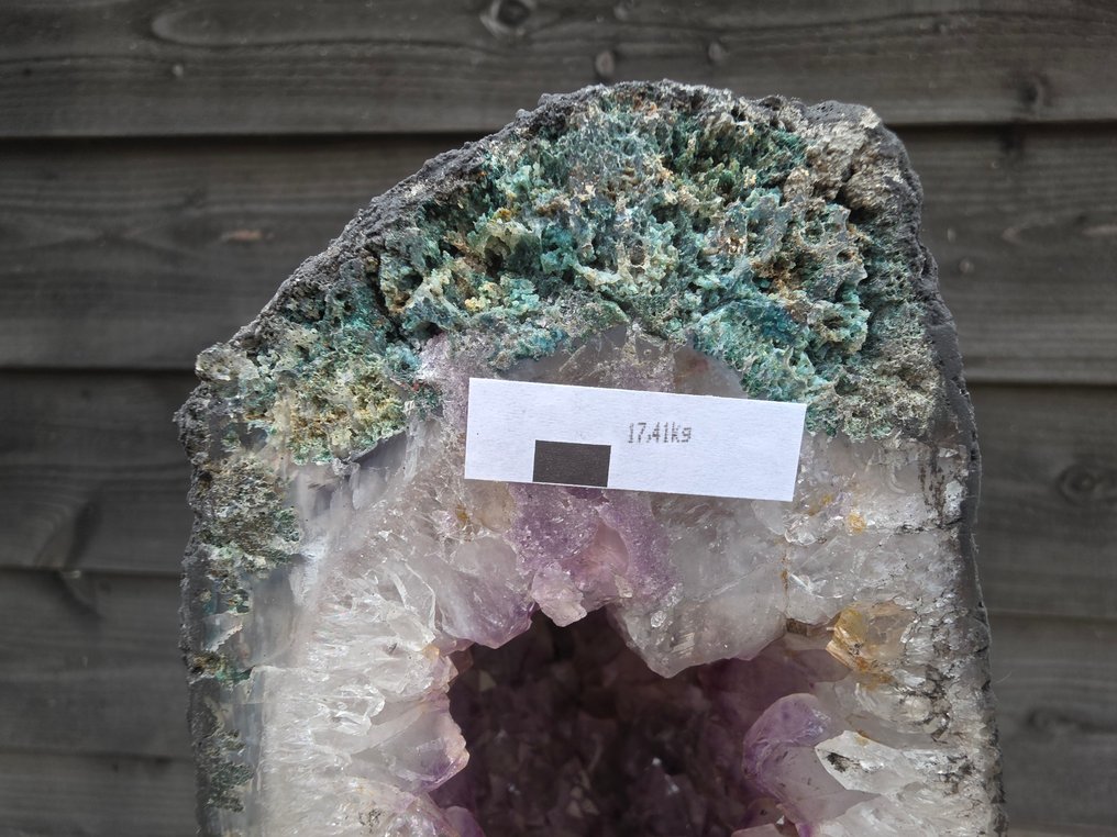 XXL αμέθυστος γεώδης Amethyst - Ύψος: 53 cm - Πλάτος: 19 cm- 17.41 kg #3.2