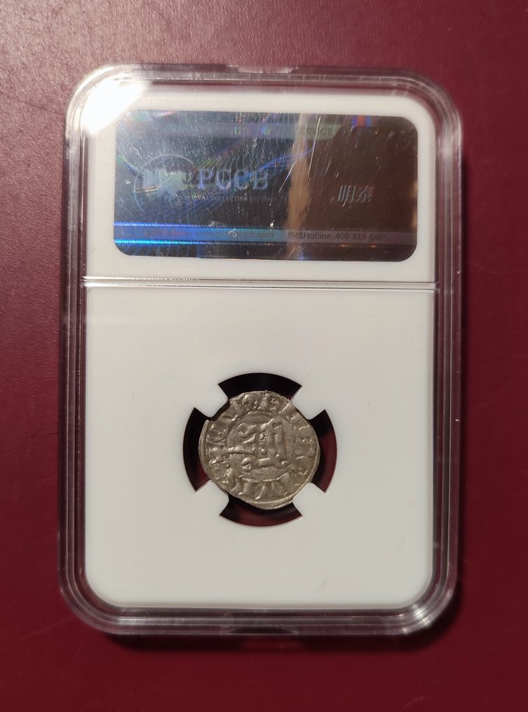 Crusader states, Duchy of Athens. William I de La Roche (1280-1287). Denier Tournois Crusaders (χωρίς τιμή ασφαλείας) #3.2