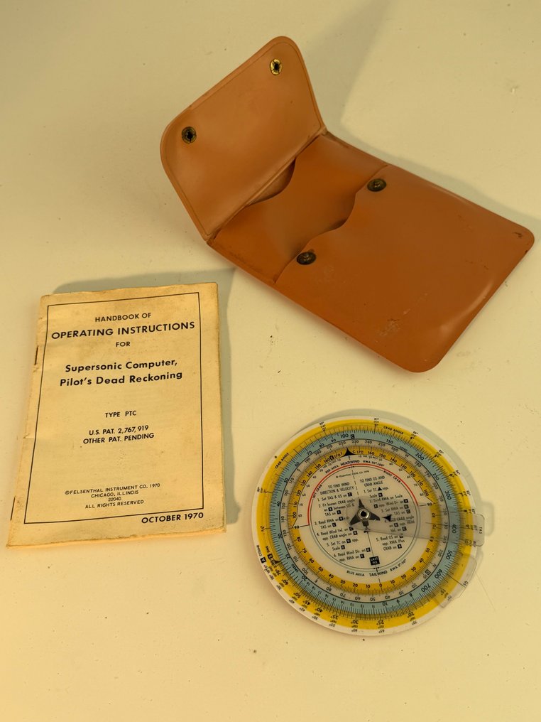 Felsenthal Instrument Company (Chicago, Illinois, USA) Aeronautical Navigation Computer 'Supersonic Computer' - 1960-1970 - Felsenthal Instrument 70s #1.0
