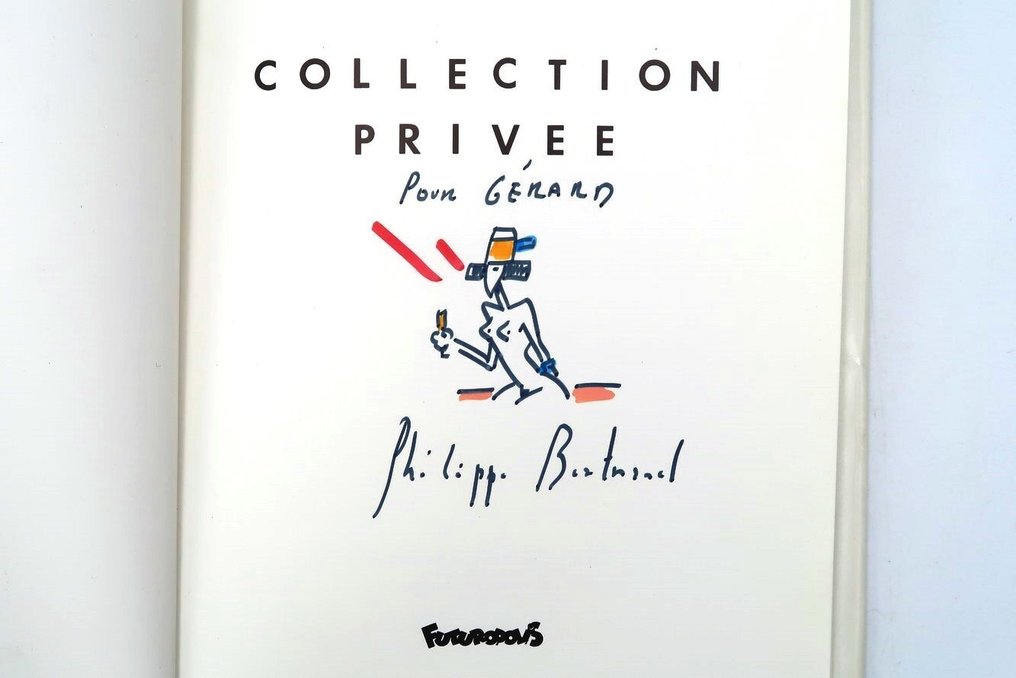 Philippe Bertrand - Collection privée + dédicace - C + jaquette - 1 Album - 第一版 - 1988 #1.0