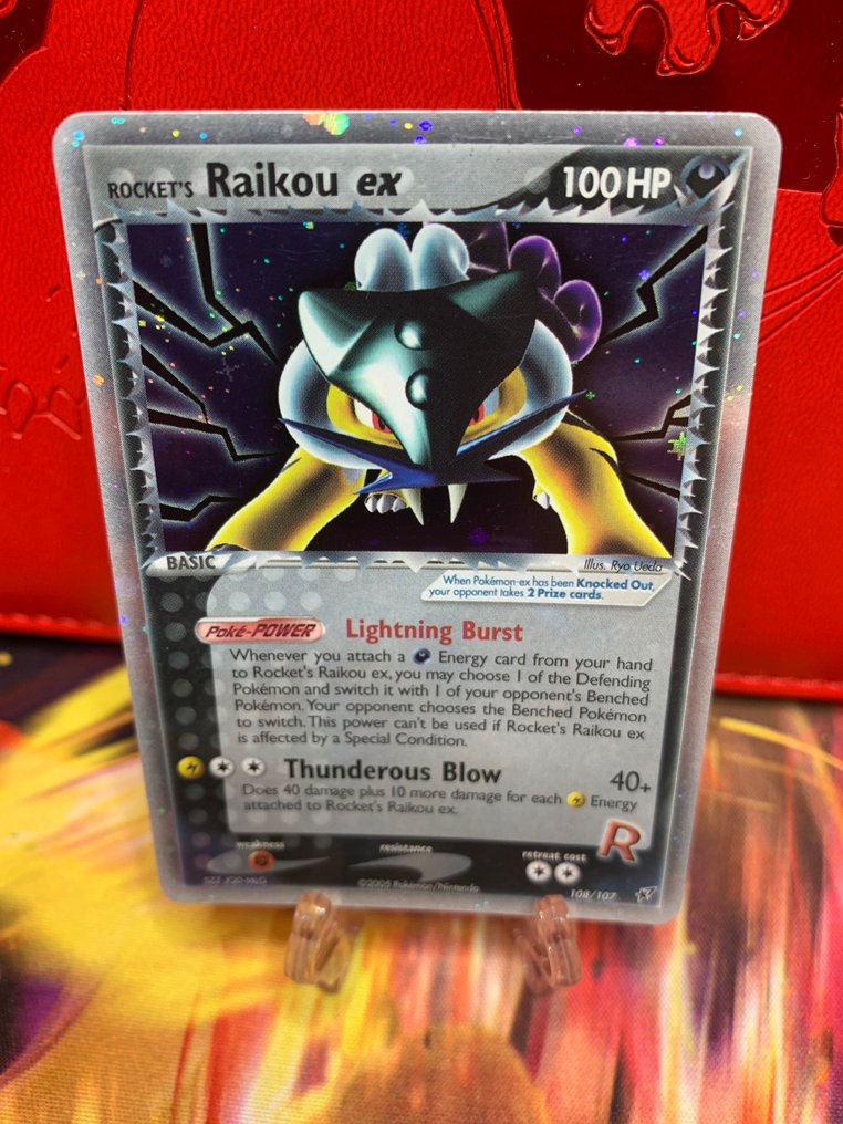 Pokémon - 1 Card - Raikou #108 密稀 - EX - EX Team Rocket Returns #3.2