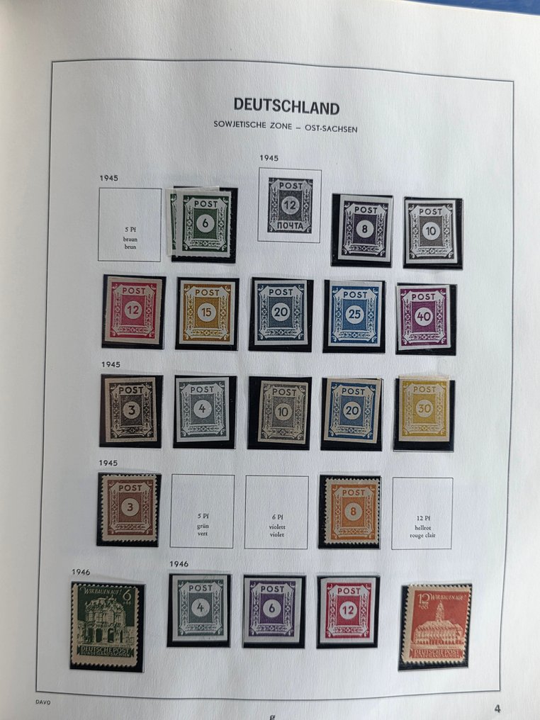 DDR 1945/1990 - Sammlung in 2 Davo-Alben #2.1