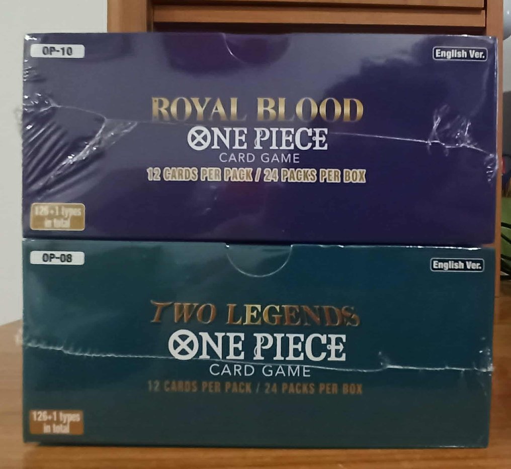 Bandai - 2 Booster box - One Piece - One Piece Sealed Booster Boxes OP-08 and OP-10 English #1.0
