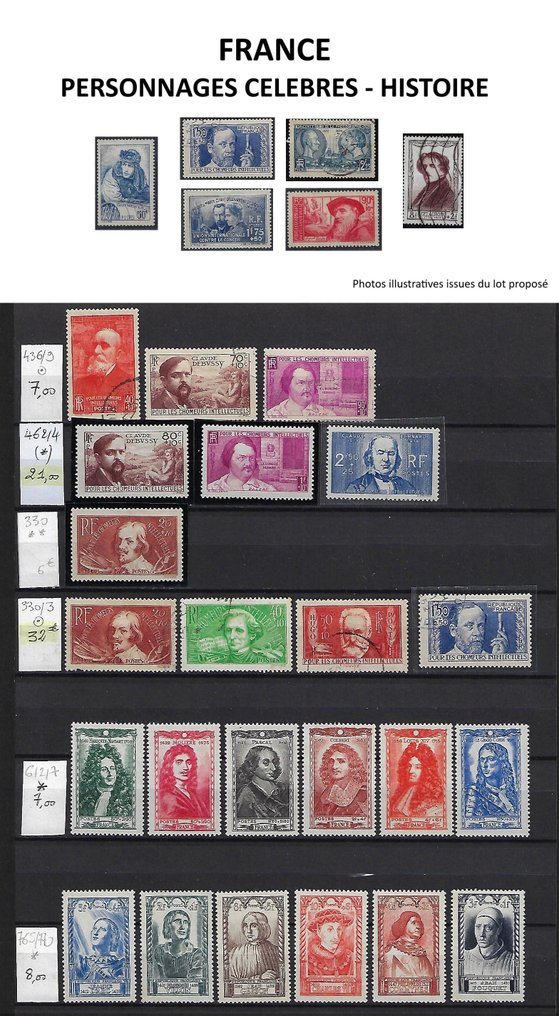 Γαλλία  - Διάσημοι χαρακτήρες & Ιστορία ± 800€ - YT #1.0