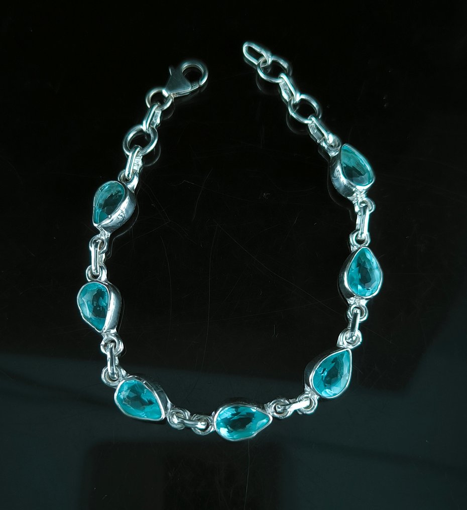 Acquamarina - Argento - Bracciale - argento sterling #3.2