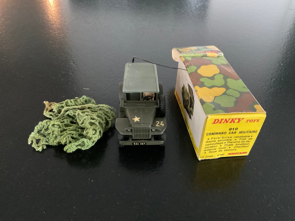 Dinky Toys - Model pojazdu wojskowego - Dinky Toys 810 Command Car Militaire, Boxed - Brak ceny rezerwowej #2.1