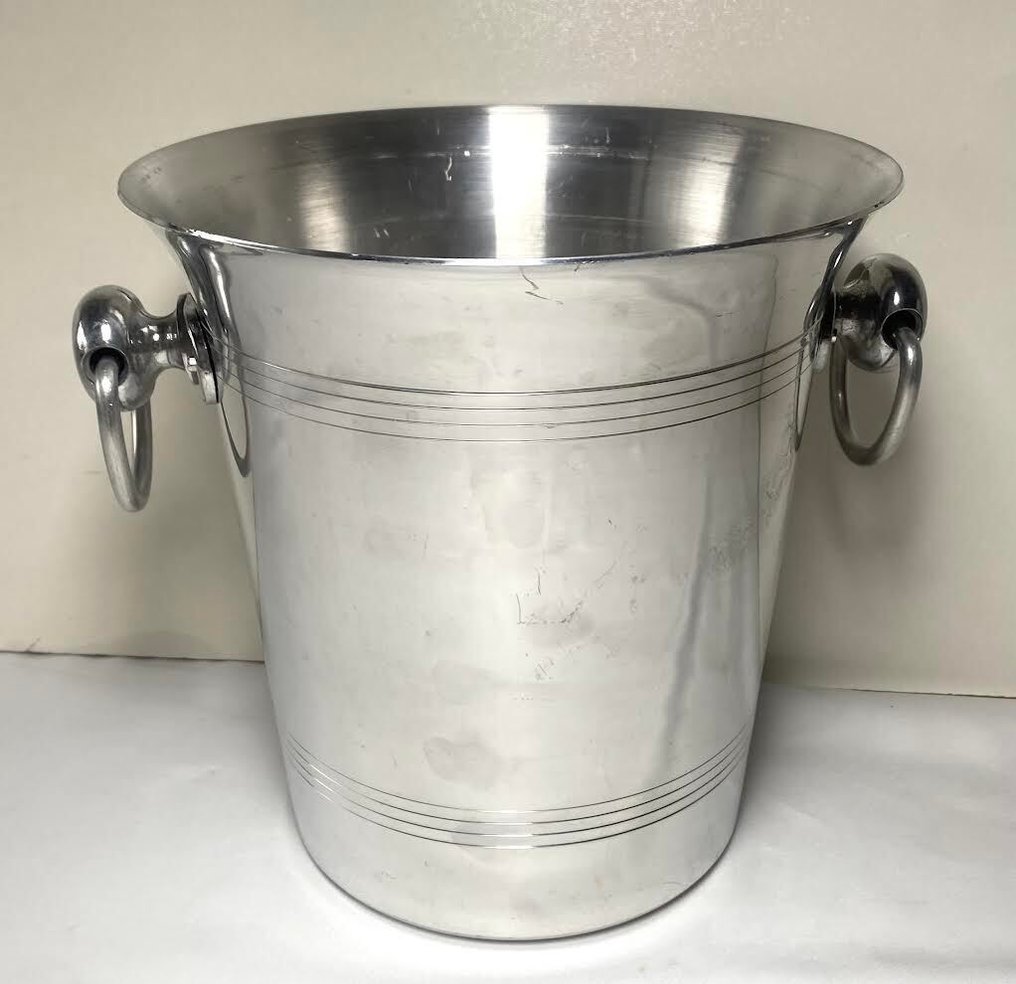 Chassenay d'Orce + Henriot - Secchiello per il ghiaccio (2) -  Città di Arce - Alluminio #3.2