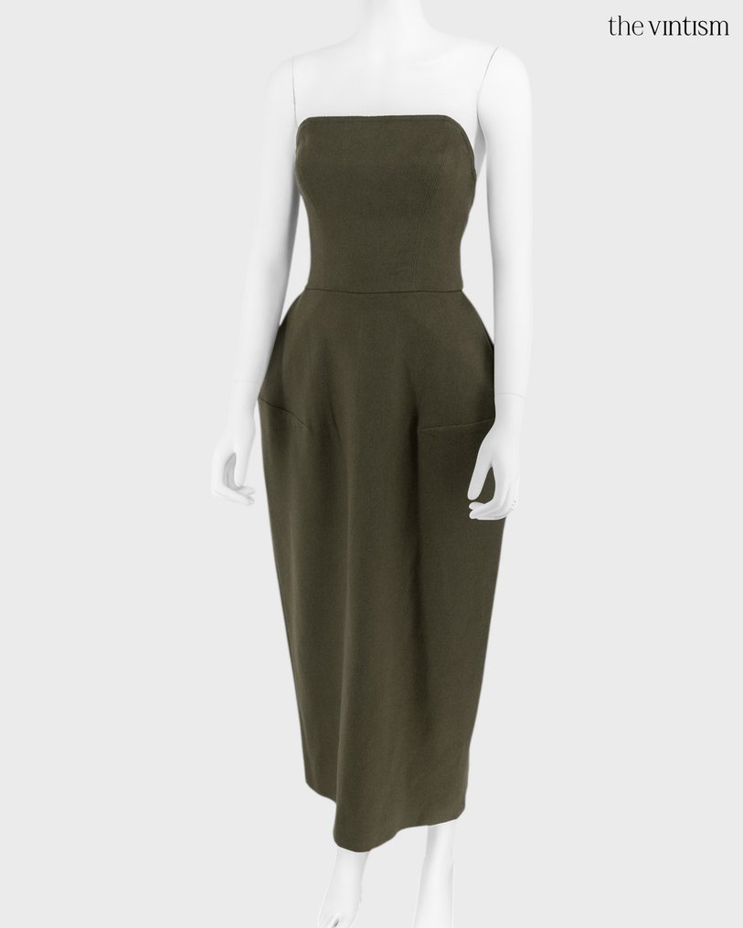 Max Mara - F/W 2023 Runway - Pure Camel Hair - Kleid - Nyt med labels #3.2