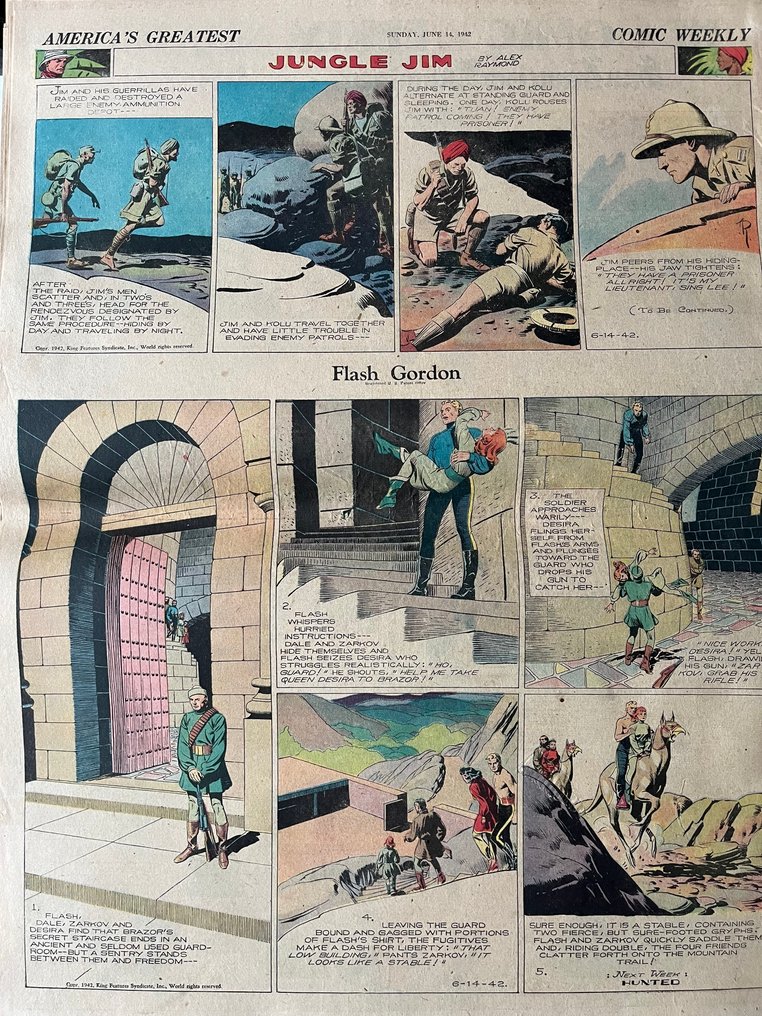 Flash Gordon - Jungle Jim by Alex Raymond, Jane Arden, Felix the cat, The Gumps and others - 400 Pagini și benzi de ziar - 1932/1957 #3.2