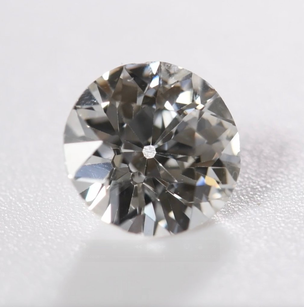 1 pcs Timantti  (Luonnollinen)  - 1.24 ct - Pyöreä - G - VS2 - HRD Antwerpen #3.2