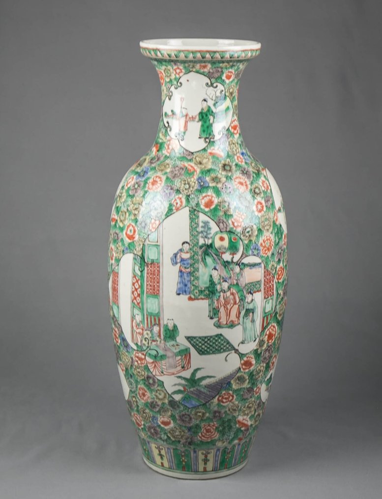 花瓶 - 瓷器 - 中國 - 清朝（1644-1911）  (沒有保留價) #2.1