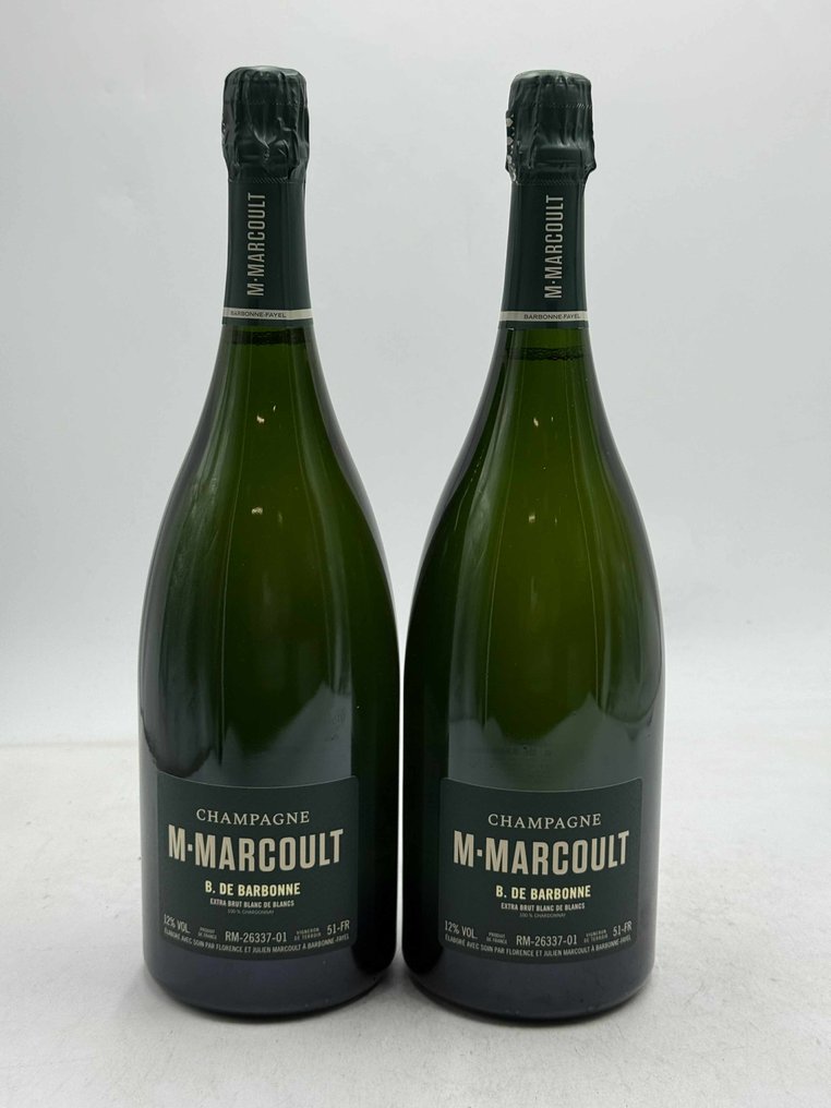 M.Marcoult, B. de Barbonne - Σαμπάνια Extra Brut, Blanc de Blancs - 2 Magnum (1,5 L) #1.0