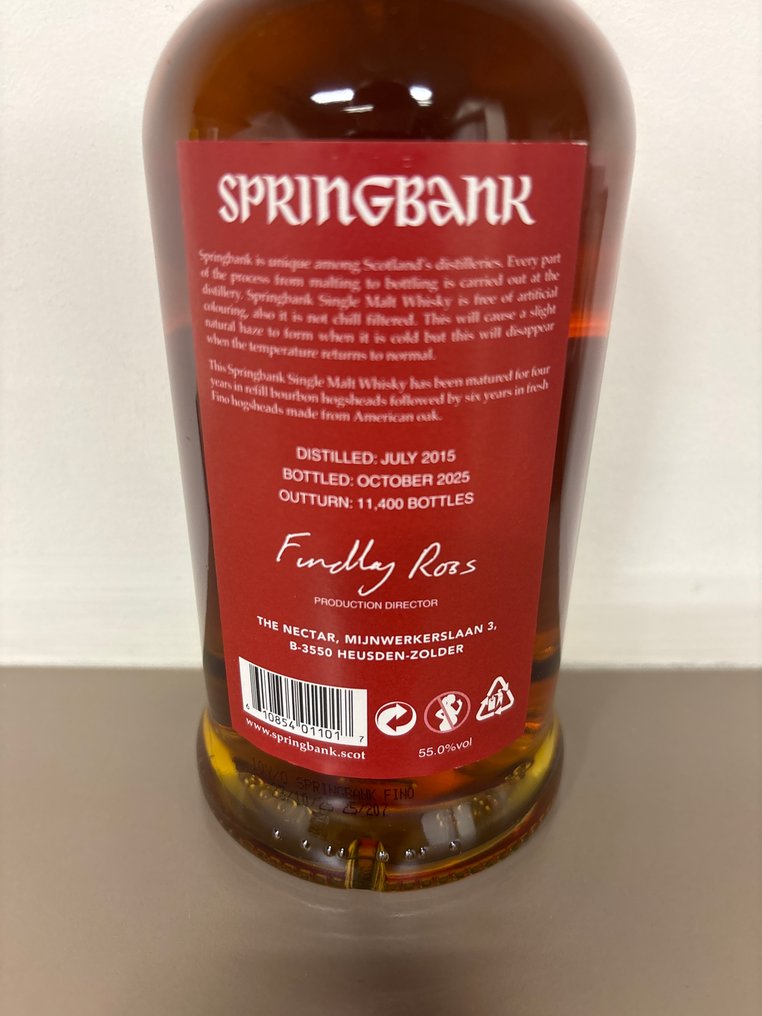 Springbank 2015 10 years old Fino Cask Matured - b. 2025 - 70cl #4.3