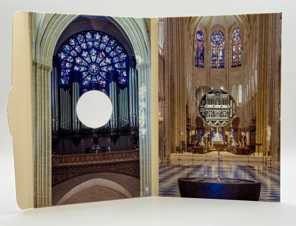 Frankrijk. 1/4 € + 2 € + 10 € Lot Renaissance de Notre-Dame de Paris 2025 BU  (Zonder Minimumprijs) #4.3