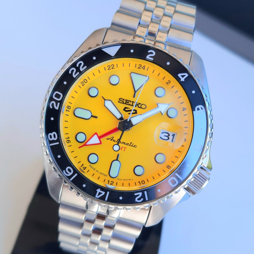 Seiko - seiko 5 sports gmt - Ingen reservasjonspris - SSK017J - Herre - 2023 #1.0
