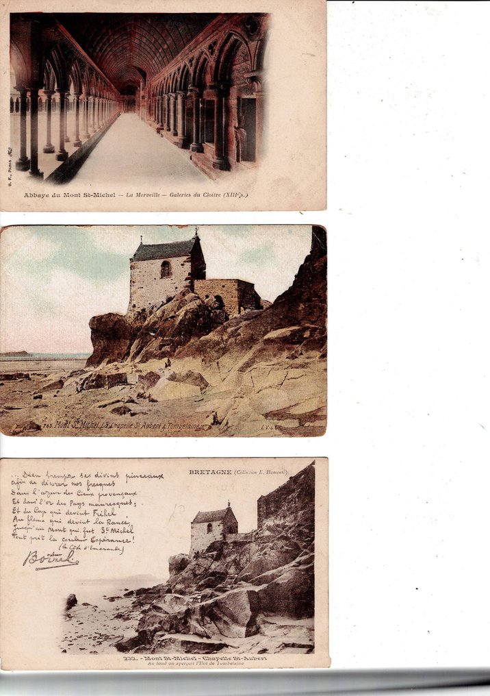 France - Castles & Monuments, City & Landscape - Superb collection of 85 cards of Mont St Michel. - Postcard (85) - 1900-1930 #4.3