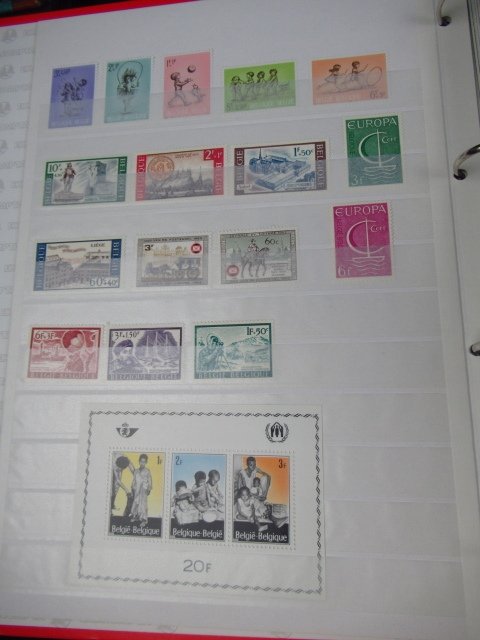 Belgia 1965/1989 - Fără clemă, colecție superbă de timbre. #4.3