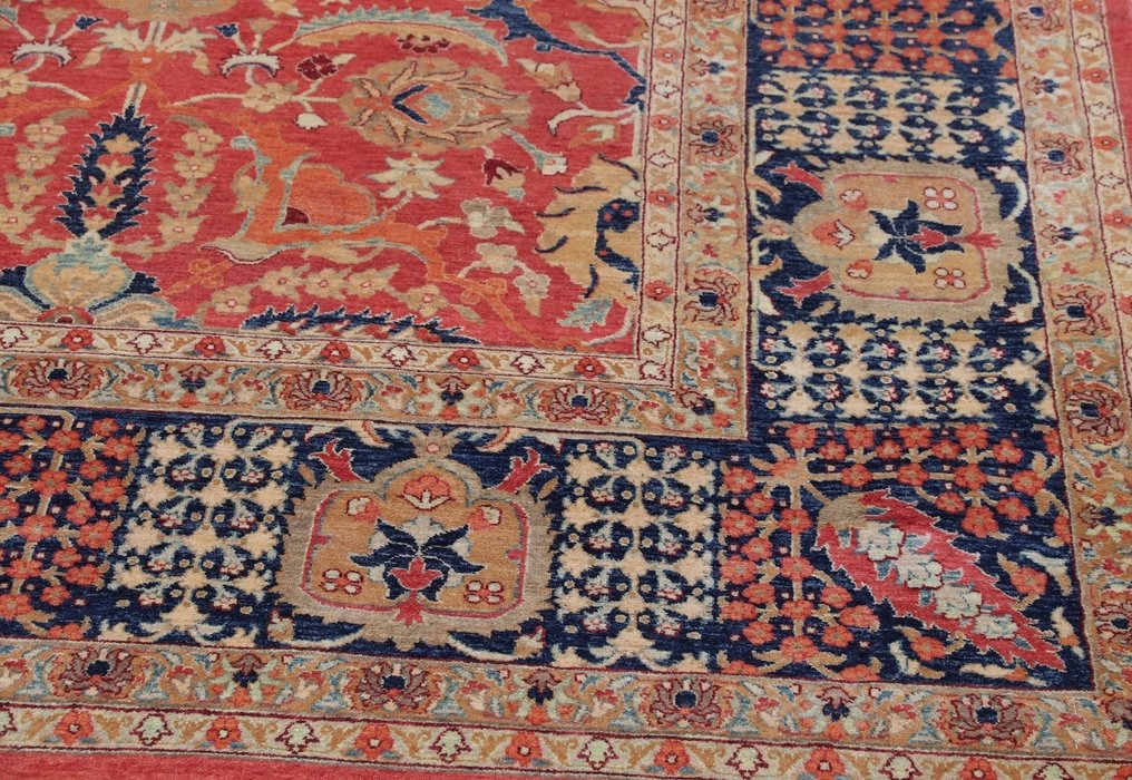Tabriz Inspired Very Fine Wool Carpet with Luxurious Design - Texture très douce et moelleuse. - Tapis - 358 cm - 279 cm #4.3