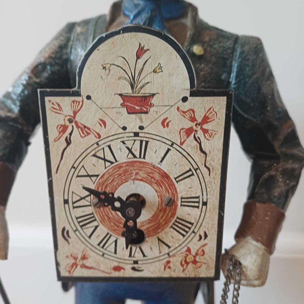 Black Forest 'Clockman' timepiece - Aluminium - 1950-1960 - Not working #1.0