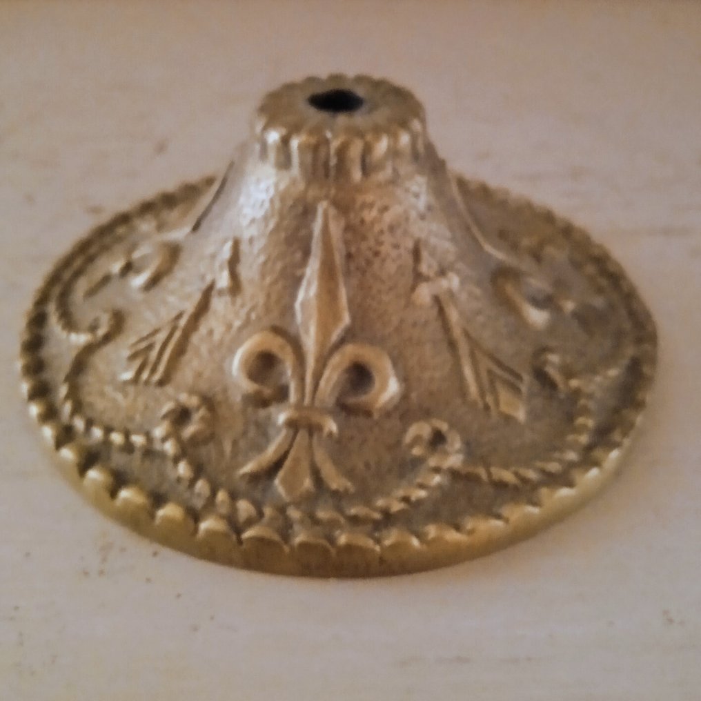 Max Le Verrier (1891-1973) - 浮雕, Porte-Stylo Référencé N° 669 - 10 cm - 黄铜色 #4.3