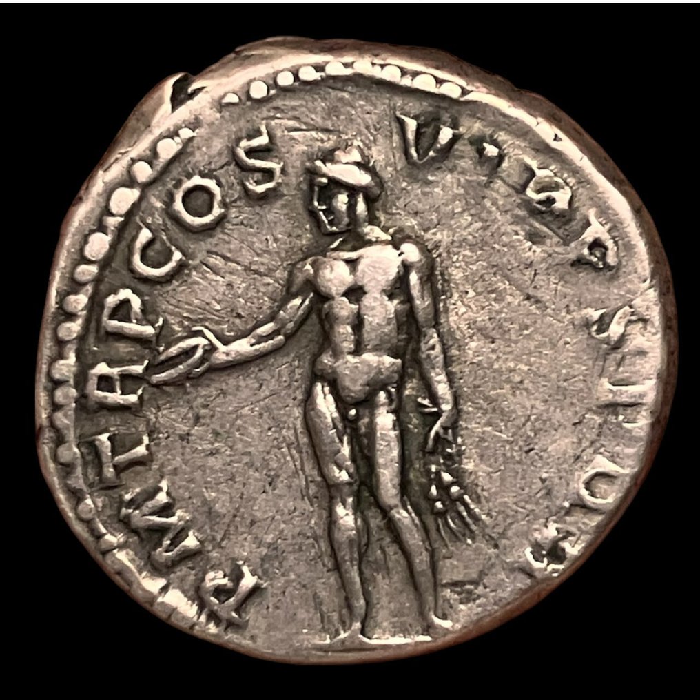 Empire romain. Trajan (98-117 apr. J.-C.). Denarius Bonus Eventus / Genius (Sans prix de réserve) #1.0