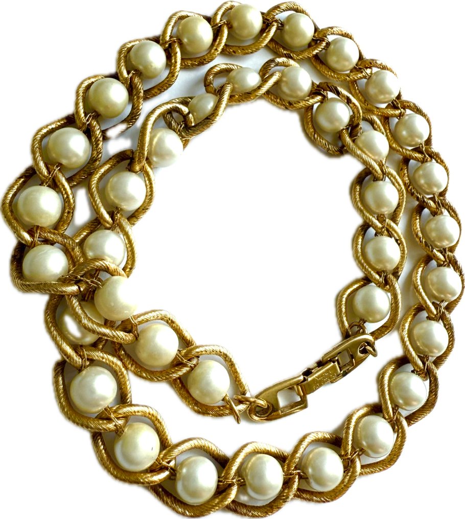 金属 - 项链 - 复古的 Napier 黄金 #1.0