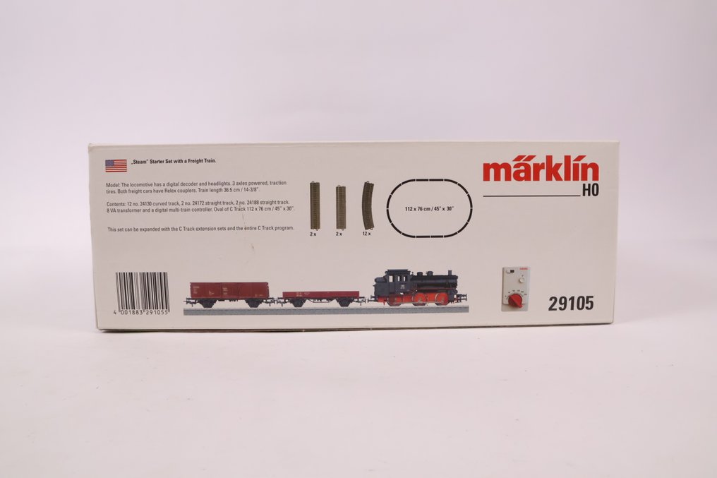 Märklin H0 - 29105 - Tren a escala (1) - Iniciar conjunto 'locomotora de vapor' digital - DB #3.2
