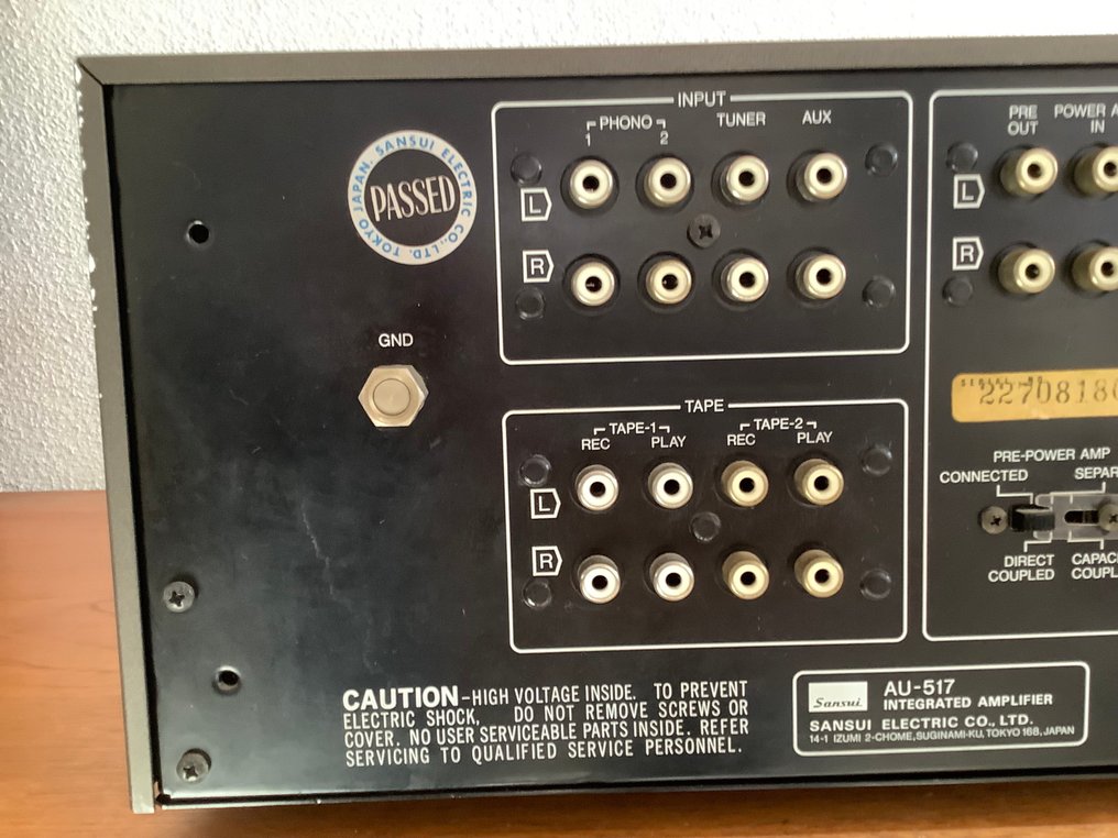 Sansui - AU-517 Solid state stereo amplifier #3.2