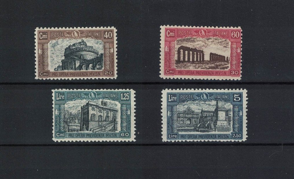 Ιταλία Βασίλειο  - 1926-28 pro opera previdenza 1 και 2 έκδοση #2.1