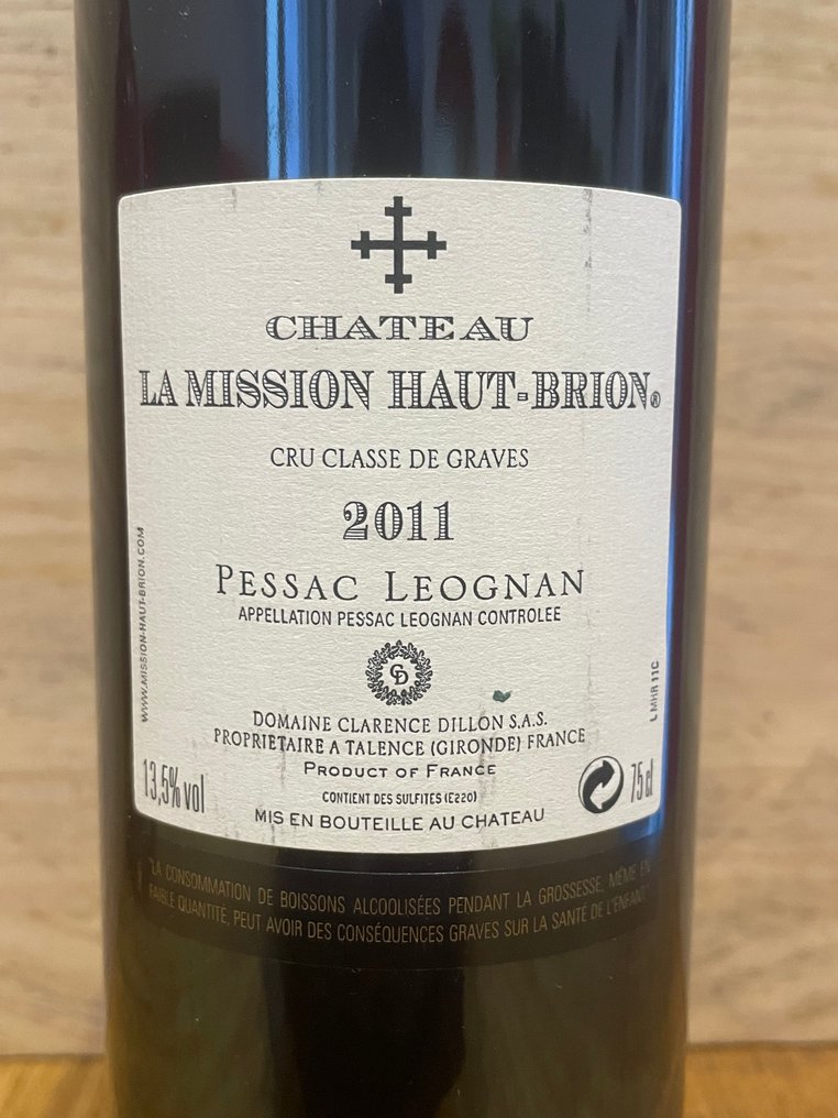 2011 Château La Mission Haut Brion - Pessac-Léognan Grand Cru Classé - 1 Butelka (0,75 l) #3.2