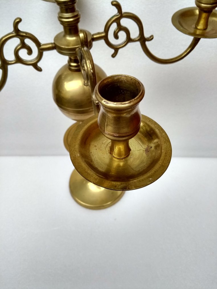 烛台 五火焰的 - 黄铜 - Kandelaber - 44 厘米 #1.0