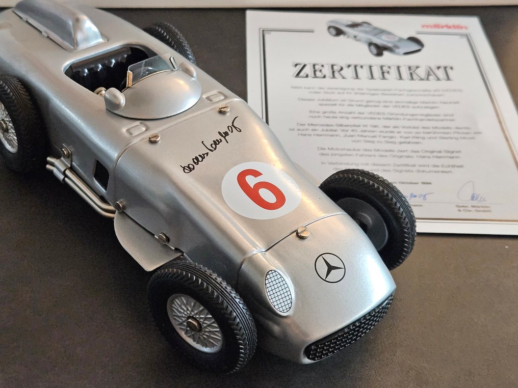 Märklin - Kilpa-auto Mercedes Silberpfeil W 196 - Vieteritinalelu - 1990-1999 - Saksa #4.3