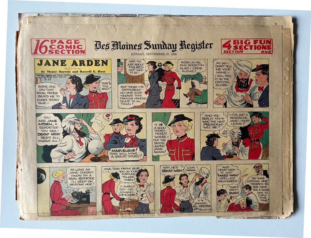 Flash Gordon - Jungle Jim by Alex Raymond, Jane Arden, Felix the cat, The Gumps and others - 400 Pagini și benzi de ziar - 1932/1957 #4.3