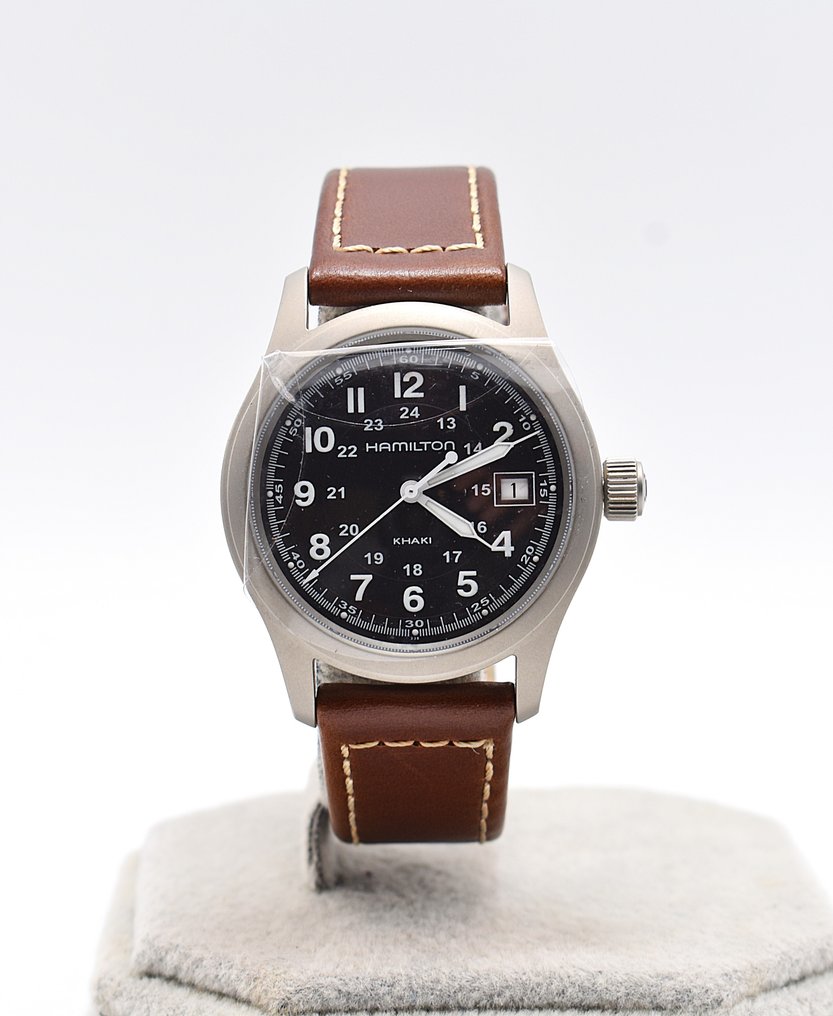 Hamilton - Khaki - Nincs minimálár - H684812 - Date - Férfi - 2000-2010  #1.0