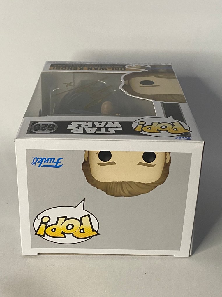 Star Wars - Funko Pop Obi-Wan Kenobi #629 - signed by Ewan McGregor (Brussels 2025) , Special Edition, with SWAU - Funko #4.3
