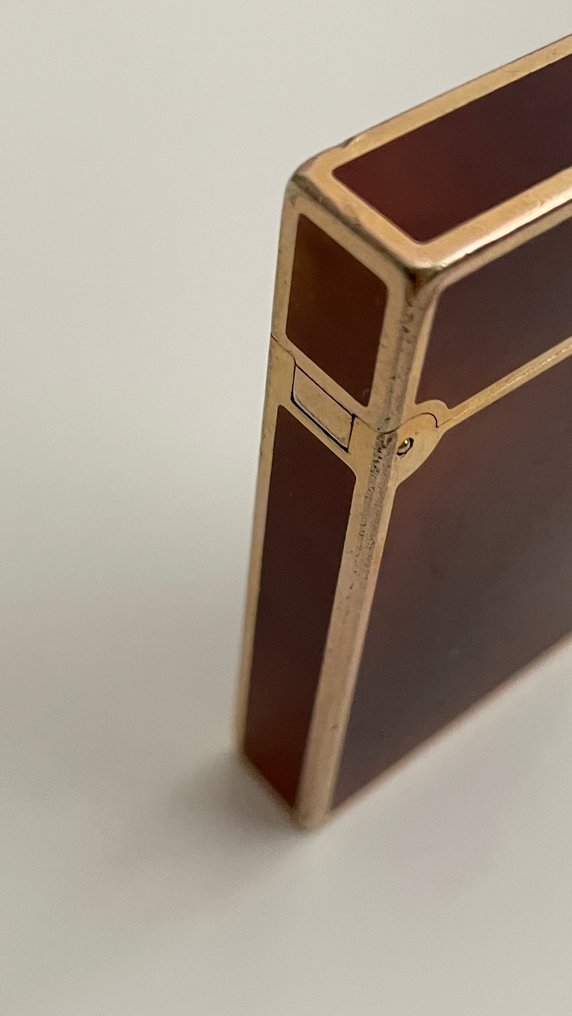 S.T. Dupont - Line 2 - Αναπτήρας τσέπης - Gold plated, Λακ ντε Σιν #3.2