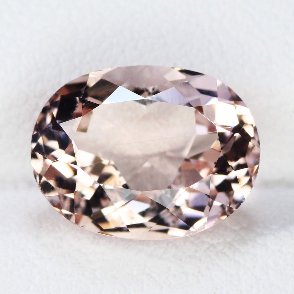 Nincs minimálár - 1 pcs Rózsaszín, Narancssárga Morganit - 3.99 ct - Nemzetközi Színes Drágakő Szövetség (ICA GemLab) - Nem melegített - Nem kezelt #1.0