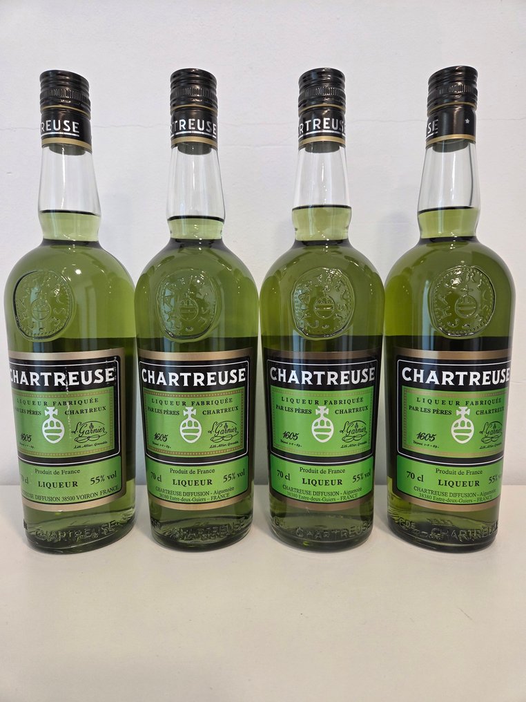 Chartreuse - Verte/Green  - b. 2020, 2022, 2024, 2025 - 70cl - 4 bottiglie #1.0