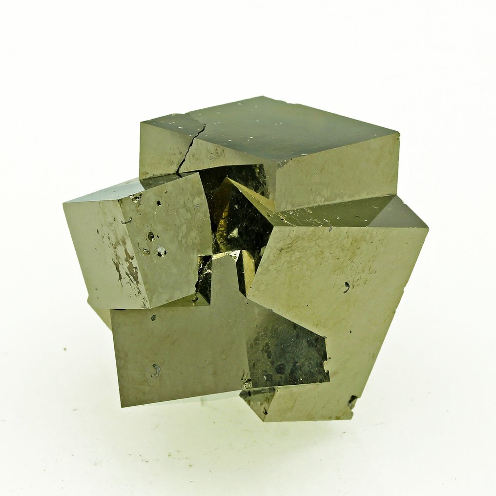 High quality! Pyrite crystal cluster - Height: 4.6 cm - Width: 3.8 cm- 182 g #4.3