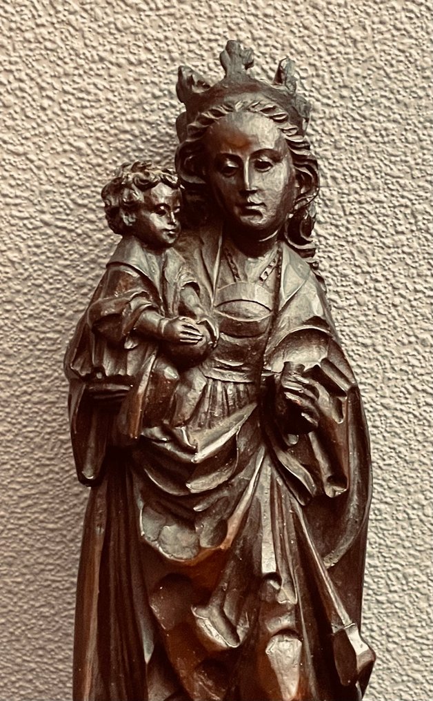 Sculpture - Virgin and Child - 34 cm - Composite - 1960-1970 #2.1
