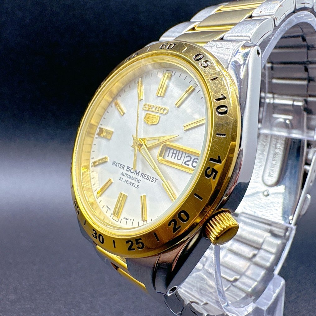 Seiko - Seiko 5 Automatic Day-Date - 没有保留价 - 7S26-02T0 - 男士 - 1990-1999  #2.1