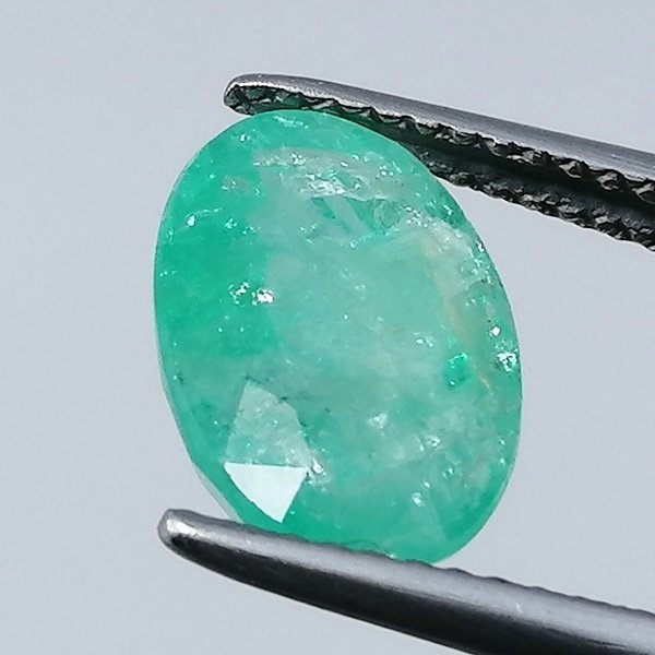 1 pcs Grønn Smaragd - 2.86 ct - Instituto Gemólogico Español (IGE) #2.1