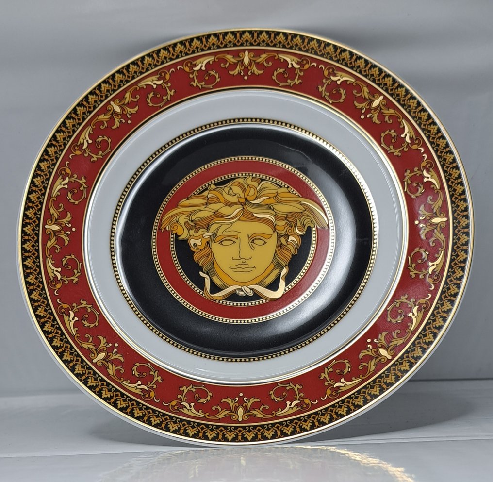 Rosenthal - Gianni Versace - Wall plate - ☆Medusa Mythos ☆ 18cm 1993 - Hartporzellan - Control number 74 / 27 #1.0
